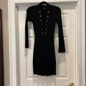 Etcetera black knit dress